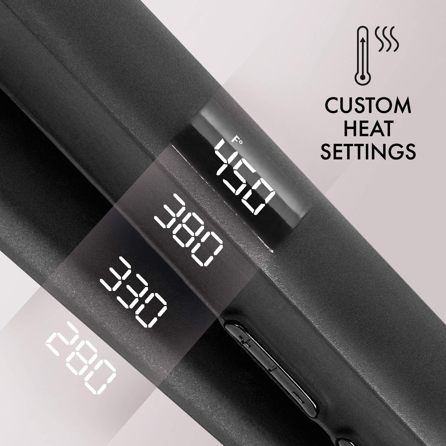 Hot Tools Pro Signature Ceramic + Tourmaline Flat Iron for Sleek Results, 1 Inch Plates Beauty & Personal Care HOT TOOLS