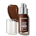 Revlon Illuminance Skin-Caring Liquid Foundation, Hyaluronic Acid, Hydrating and Nourishing Formula with Medium Coverage, 613 Honey Java, 1 fl oz Beauty & Personal Care REVLON