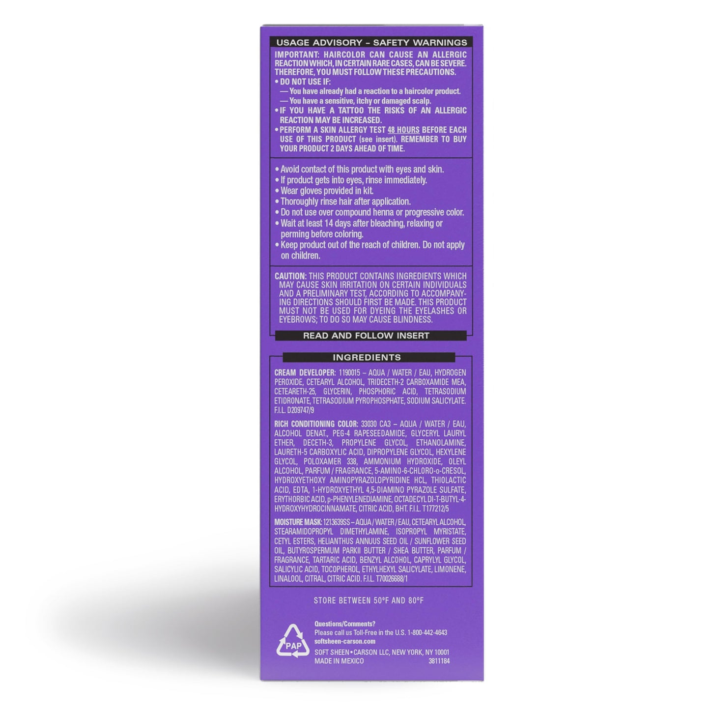 Dark & Lovely Color #326 Berry Burgundy (Pack of 3) Beauty & Personal Care Dark and Lovely