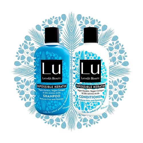 Lu by LatinUs Beauty Control Set | Anti Frizz Shampoo & Conditioner with Impossible Keratin™, Murumuru Butter, Cruelty Free, Sulfate Free, Paraben Beauty & Personal Care LATINUS