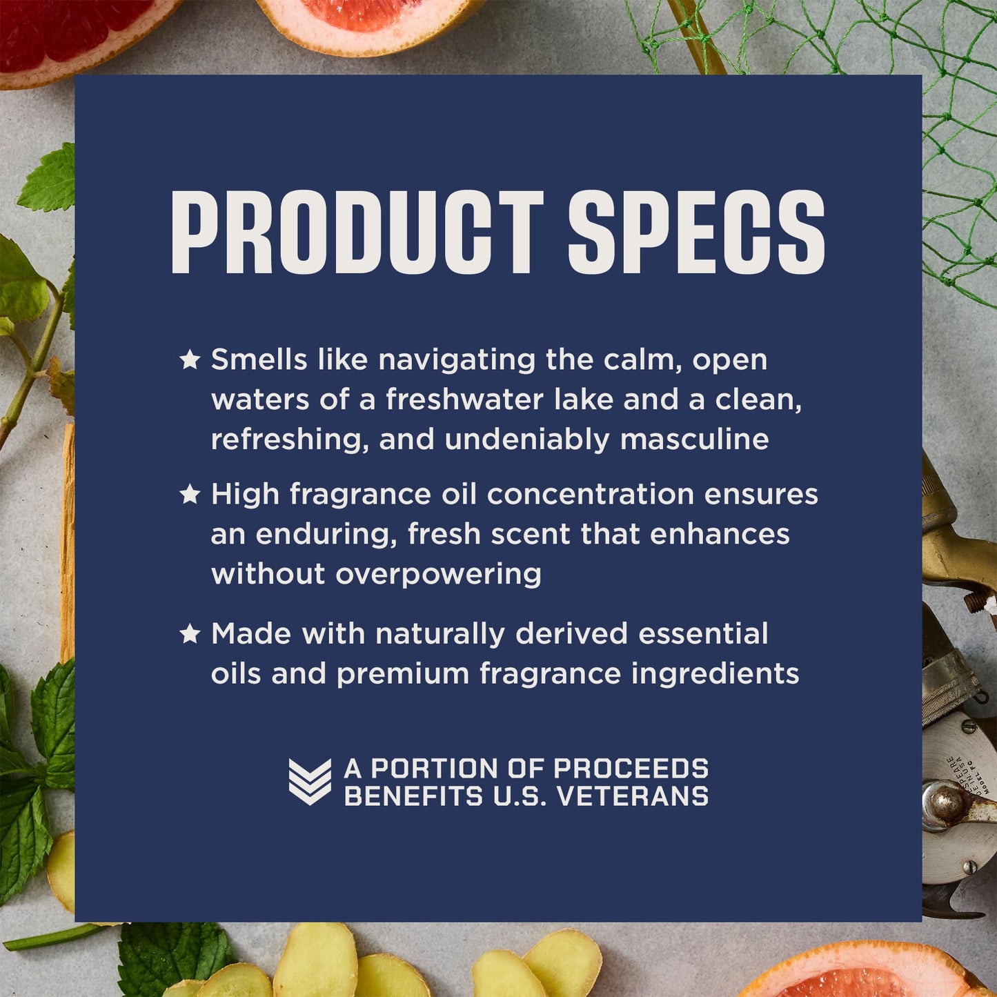Duke Cannon Proper Cologne Huron | Men's Eau de Parfum | Fresh Water and Neroli | Aquatic, Fresh, Long-Lasting Scent | 1.7 fl oz Beauty & Personal Care Duke Cannon Supply Co.