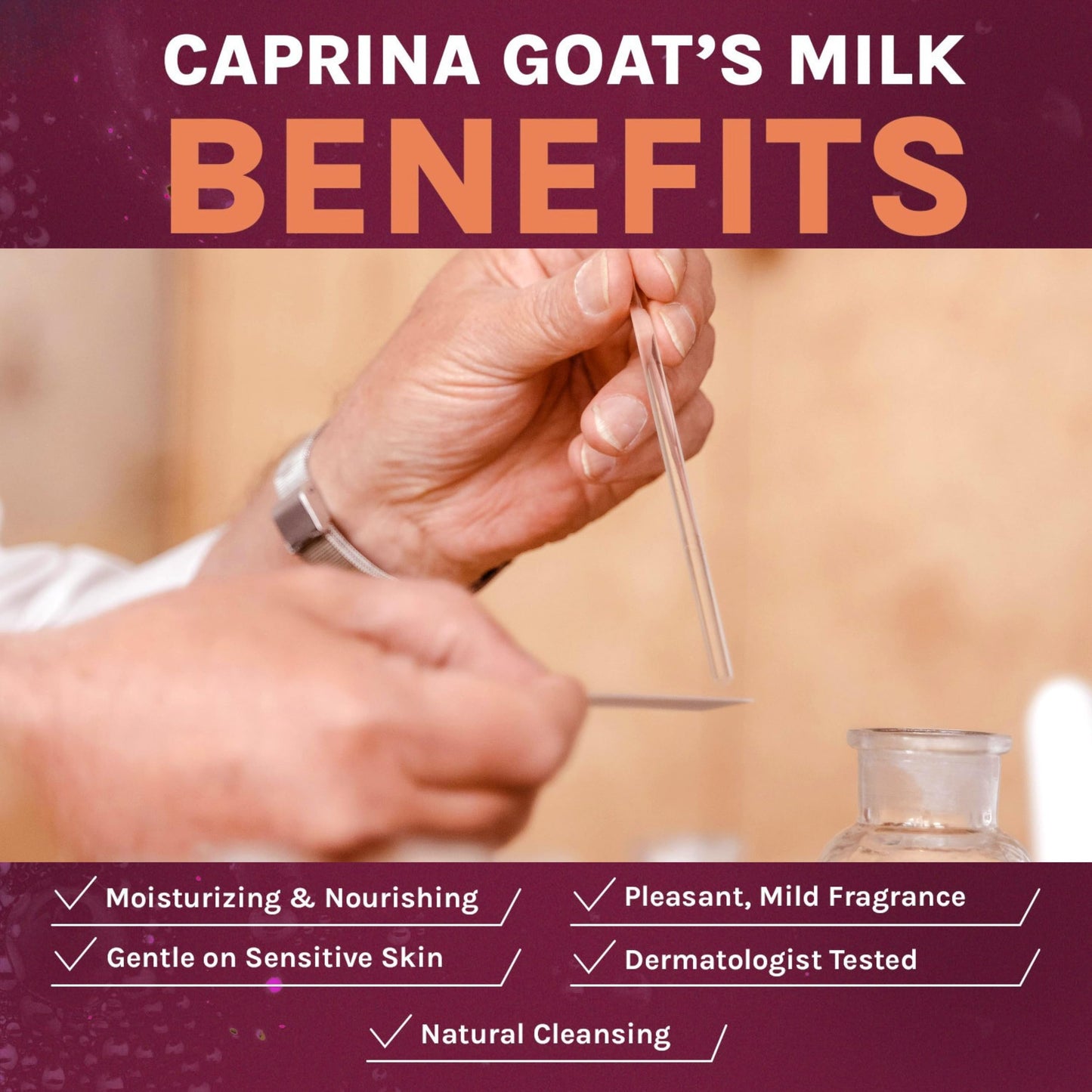 Caprina by Canus Goat Milk Soap Bar, ORIGINAL, 3.2 oz (90 g) Bars, 6-Pack, Moisturizing Daily Cleanser for Face, Hands & Body, Fresh Canadian Goat Beauty & Personal Care Caprina by Canus
