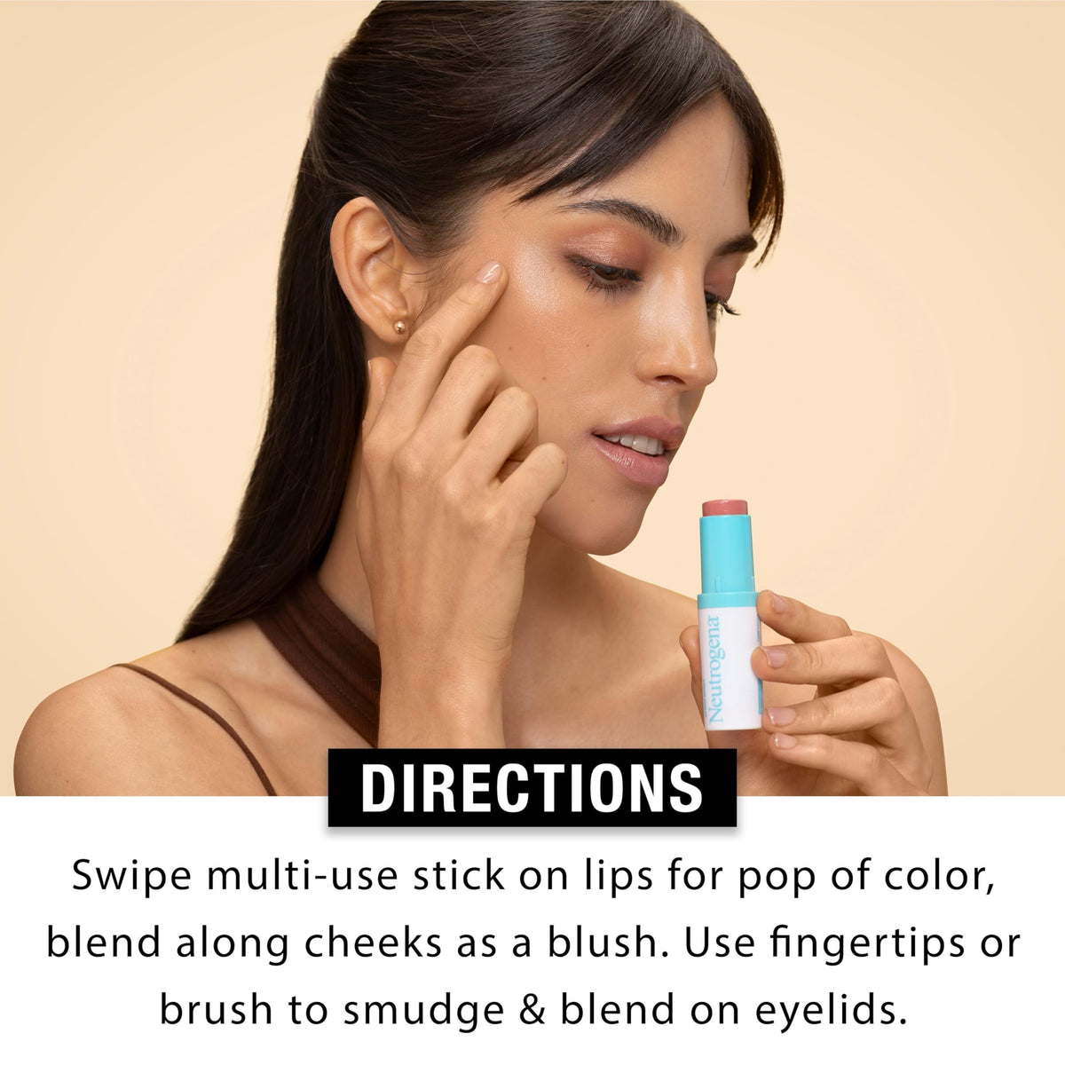 Neutrogena Hydro Boost Hydrating Multi-Use Makeup Stick with Hyaluronic Acid, Gentle Multi-Use Colored Makeup Balm to Brighten Lips, Cheeks & Eyes Beauty & Personal Care Neutrogena
