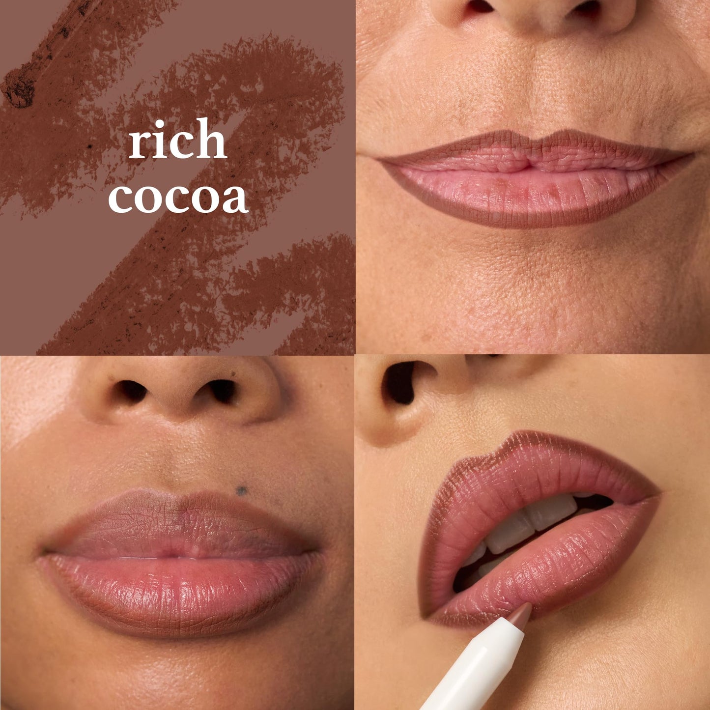 Julep With a Trace Retractable Creamy Long-Lasting Lip Liner, Rich Cocoa Beauty & Personal Care Julep