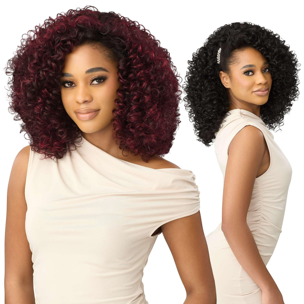 Outre Quick Weave - Albany (OFF BLACK 1B)