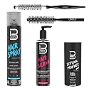 L3 Level 3 Hair Serum, Round Brush Set, Styling Powder & Hair Spray Kit - Repairs your Damaged Hair - Softens and Smoothing - Easy to Apply with No Beauty & Personal Care L3