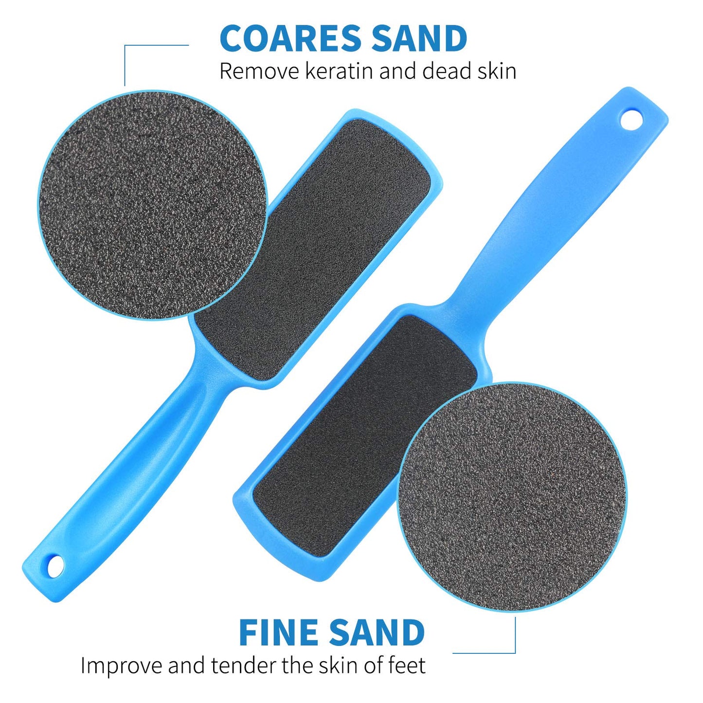 Fu Store Pedicure Foot Files Callus Remover with Double Sided Feet Rasp Beauty and Personal Care Fu Store