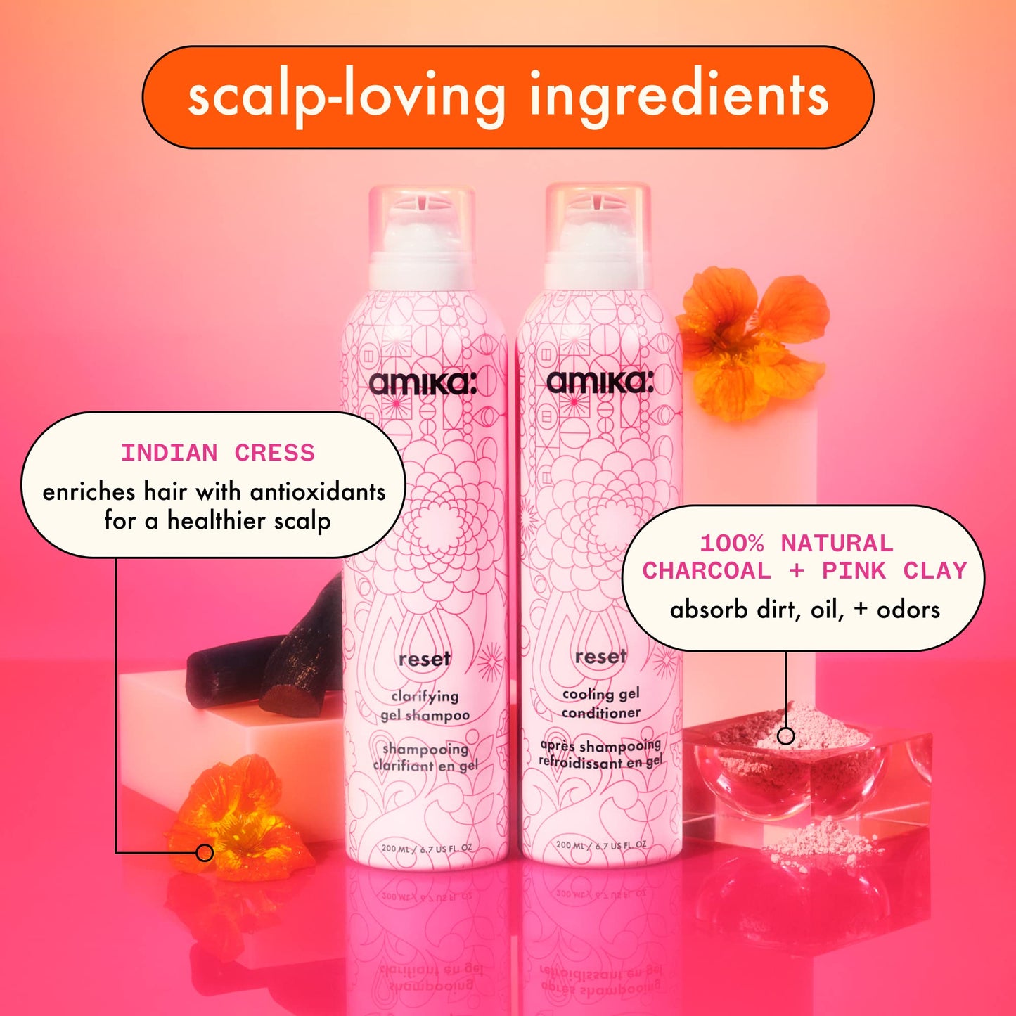 amika reset clarifying gel shampoo, 200ml Beauty & Personal Care Amika