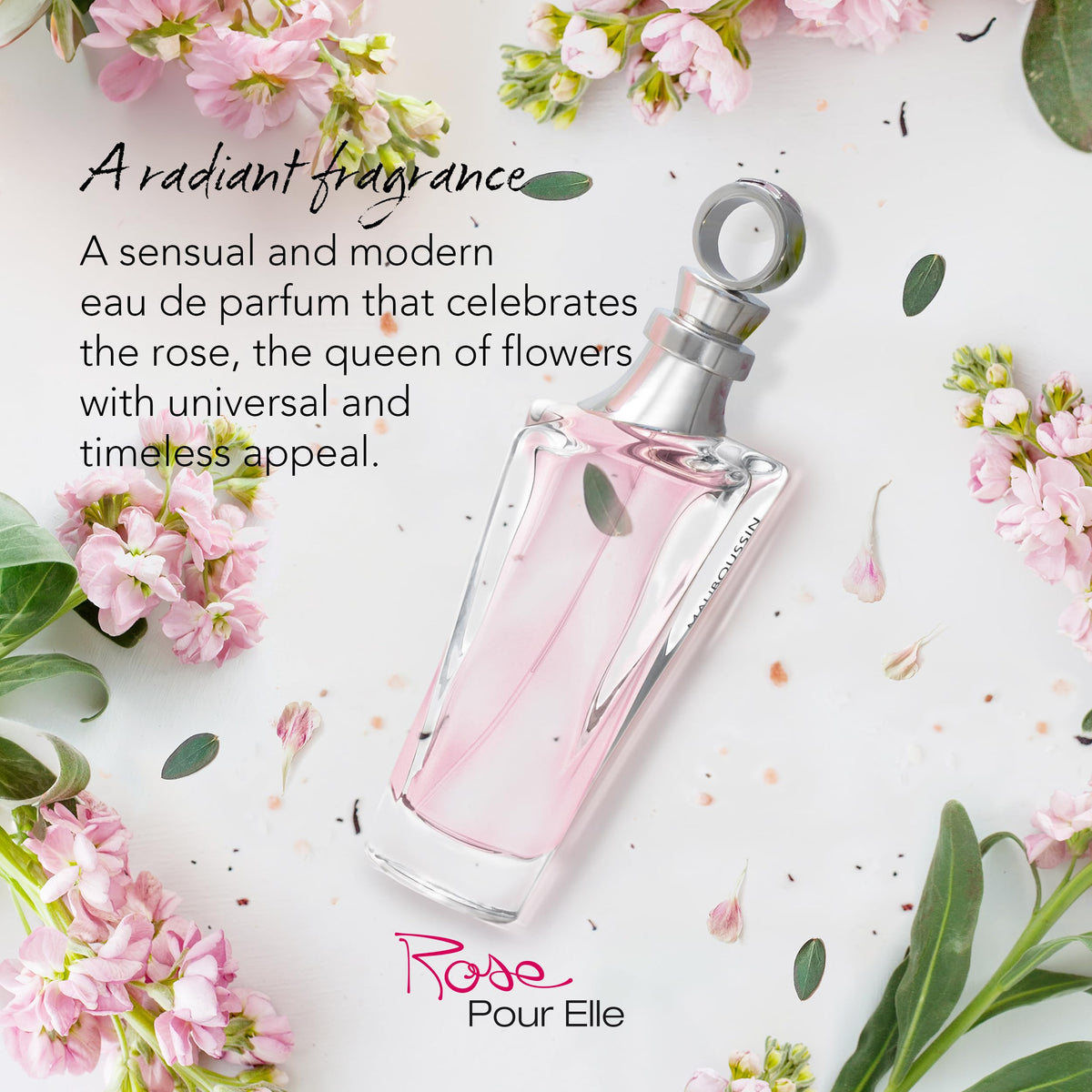 Mauboussin - Rose Pour Elle 100ml (3.3 Fl Oz) - Eau de Parfum for Women - Floral, Fruity & Fresh Scents Beauty & Personal Care Mauboussin