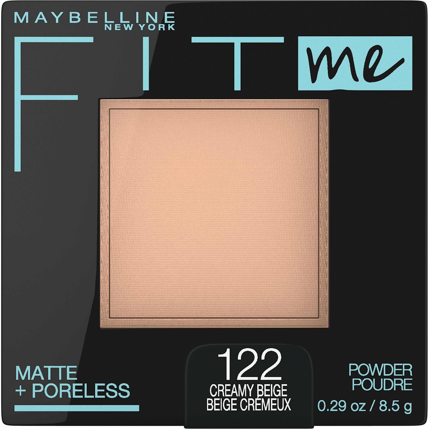 Maybelline Fit Me Matte + Poreless Pressed Face Powder Makeup & Setting Powder, Creamy Beige, 1 Count Beauty & Personal Care MAYBELLINE