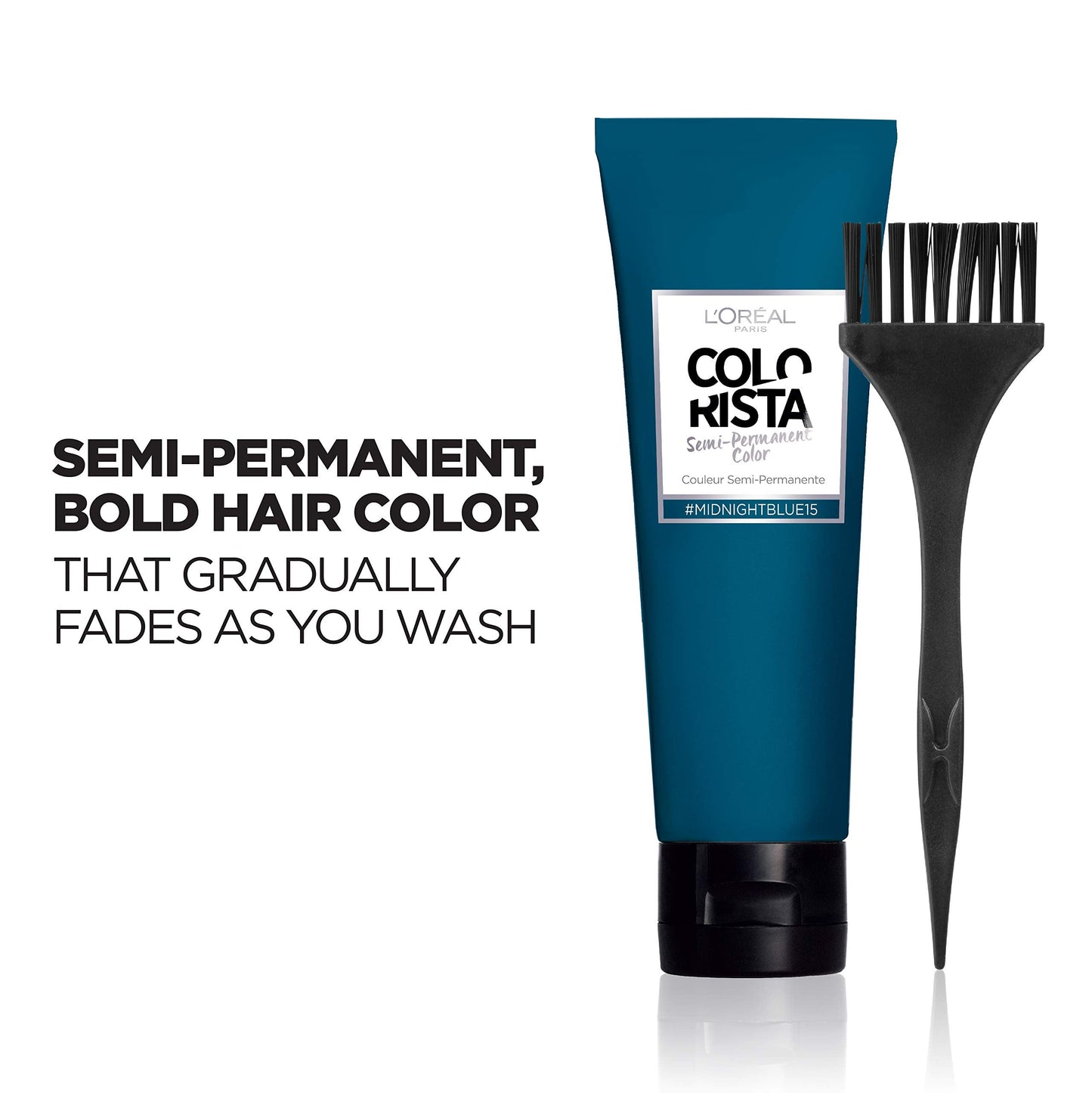 L’Oréal Paris Colorista Semi-Permanent Hair Color for Brunette Hair, Midnight blue Beauty & Personal Care L'Oreal Paris