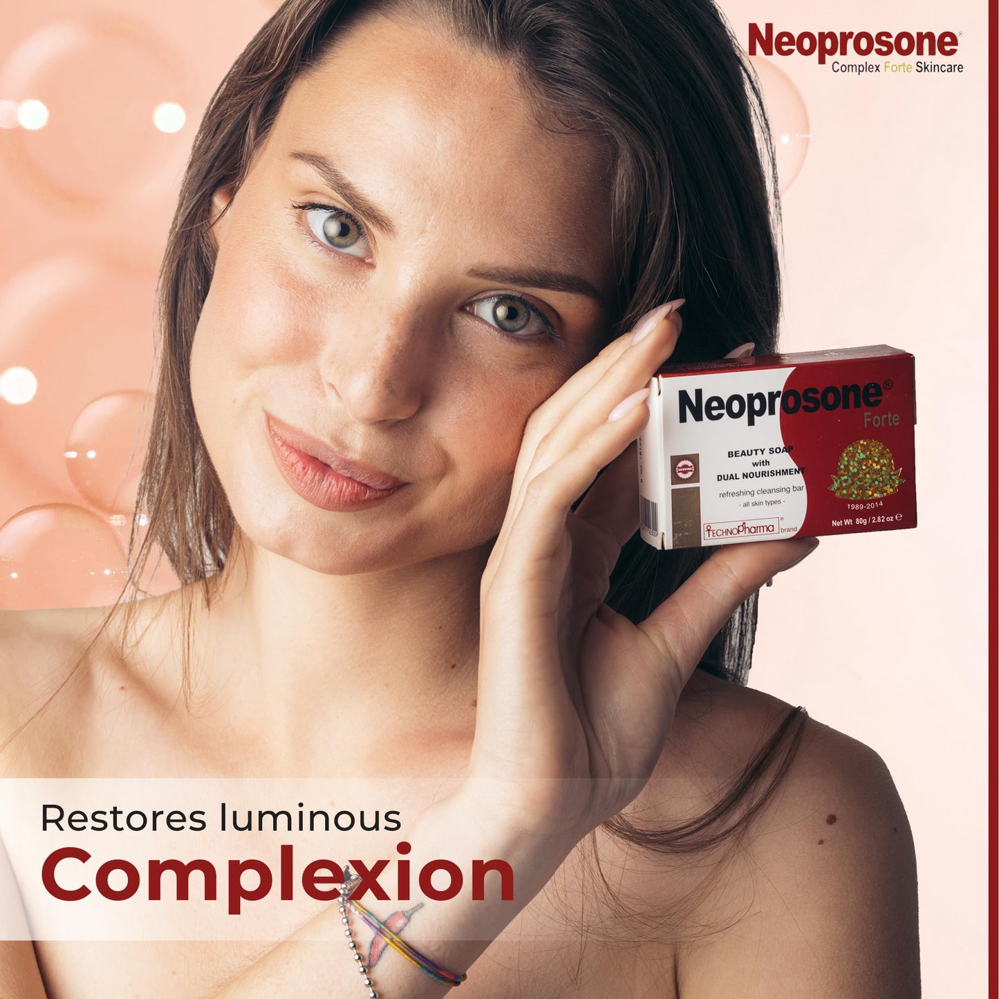 Neoprosone, Skin Brightening Soap | 2.02 oz / 80 g | Hyperpigmentation Soap, Fade Dark Spots on: Body, Knees, Face, Armpits | with Glycerin (2.82 Beauty & Personal Care Neoprosone