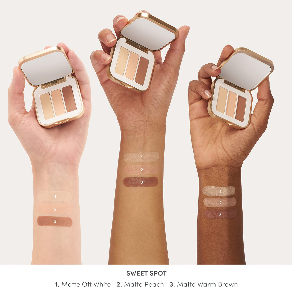 jane iredale PurePressed Eye Shadow Triple, Sweet Spot, 0.06 oz. Beauty & Personal Care jane iredale