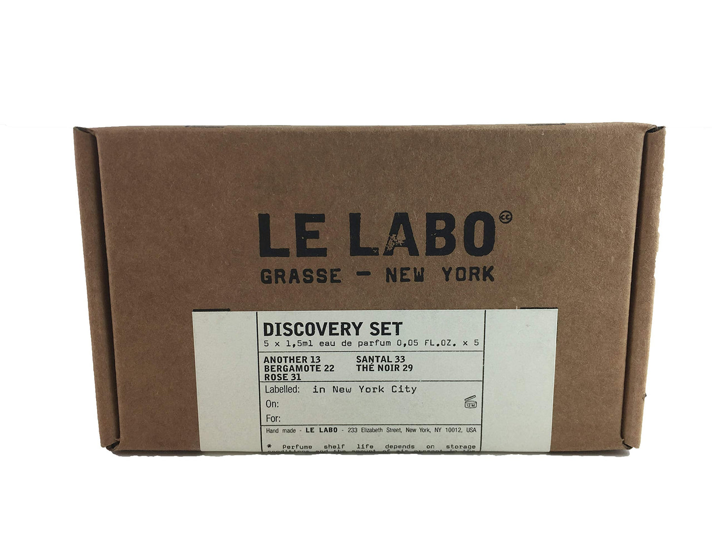Le Labo Discovery Set - An0ther 13, Bergamote 22, Rose 31, Santal 33 and The Noir 29 - .05 ounce Unisex Spray Samples Beauty & Personal Care Le Labo