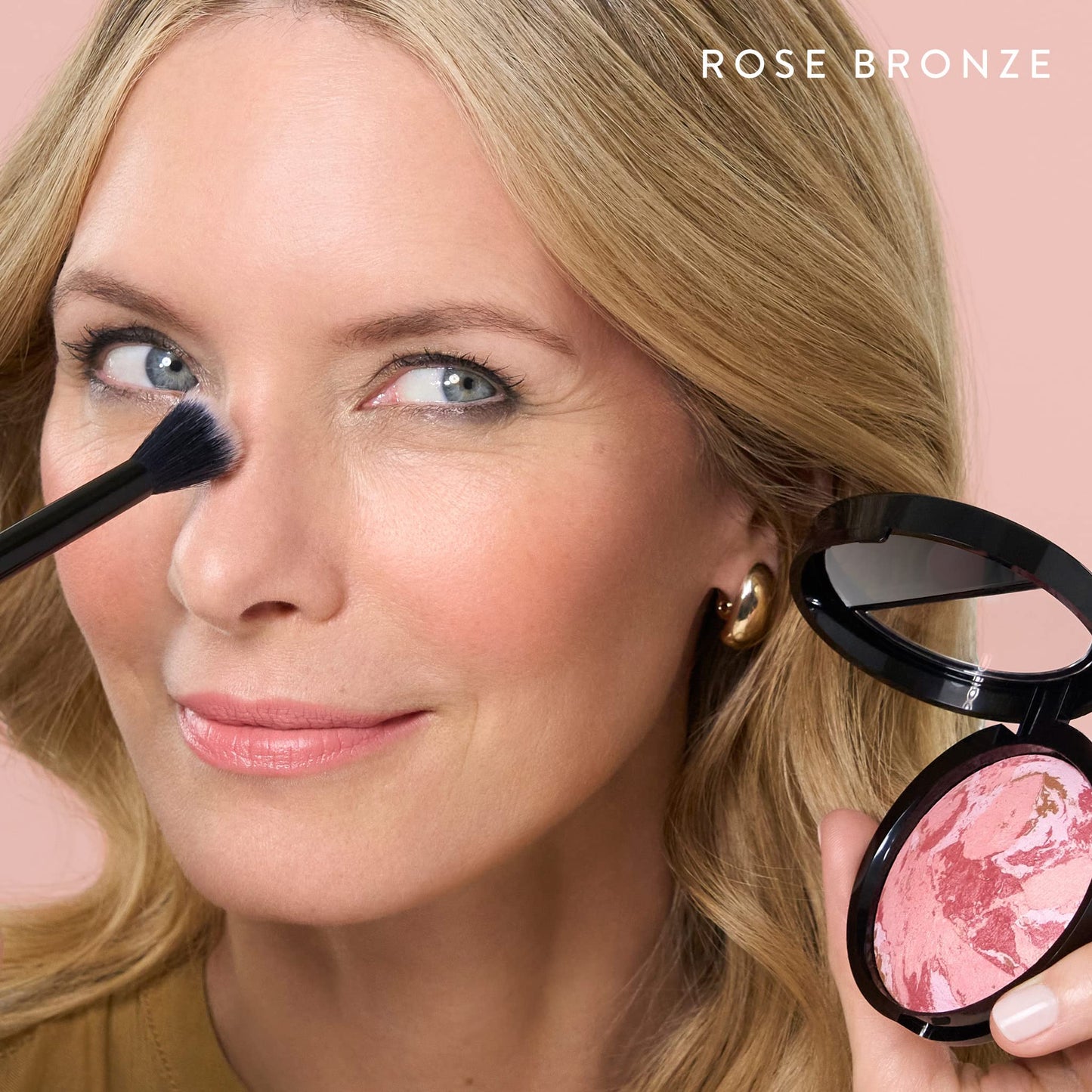 LAURA GELLER NEW YORK Baked Blush-n-Bronze Marbleized 2-in-1 Sculpting Bronzer Blush - Rose Bronze - Contour Face with a Radiant Flush Beauty & Personal Care LAURA GELLER NEW YORK