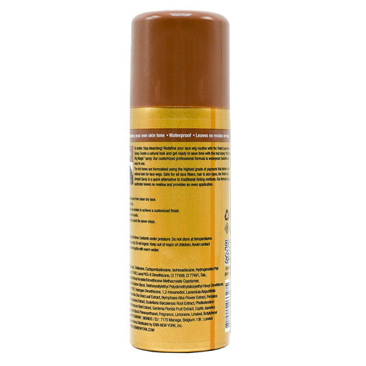EBIN NEW YORK Tinted Lace Spray Dark Brown | Water Resistant & High Pigment Lace Tint for Wig | Even Spray, No Residue & Natural Finish | 2.7 Fl Oz Beauty & Personal Care EBIN NEW YORK