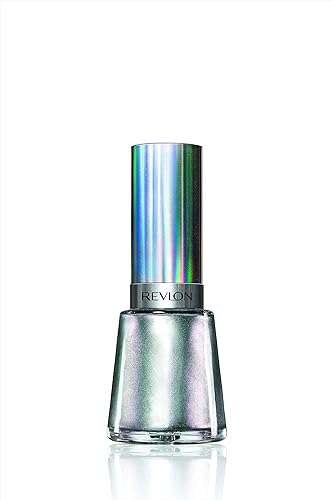 Revlon Nail Enamel, Chip Resistant Nail Polish, Glossy Shine Finish, in Black/Grey, 135 Molten Magic, 0.5 oz Beauty & Personal Care REVLON