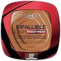 L'Oreal Paris Makeup Infallible Fresh Wear Foundation in a Powder, Up to 24H Wear, Waterproof, Sienna, 0.31 oz. Beauty & Personal Care L'Oreal Paris