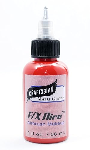 Graftobian F/X Aire Airbrush Make-Up - Red 2oz Beauty & Personal Care Graftobian