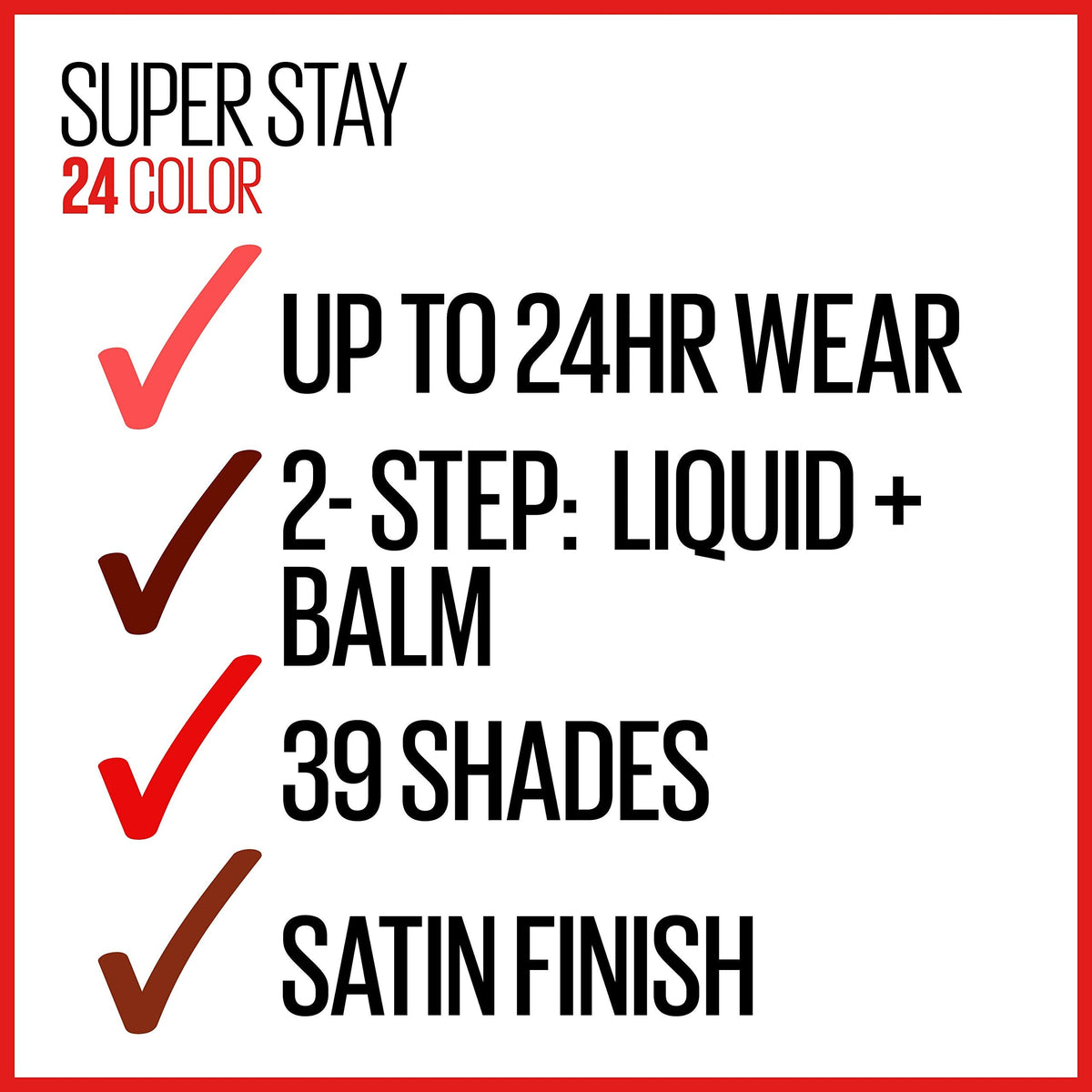 Maybelline Super Stay 24, 2-Step Liquid Lipstick Makeup, Long Lasting Highly Pigmented Color with Moisturizing Balm, Very Cranberry, Ruby Red, 1 Count Beauty & Personal Care MAYBELLINE