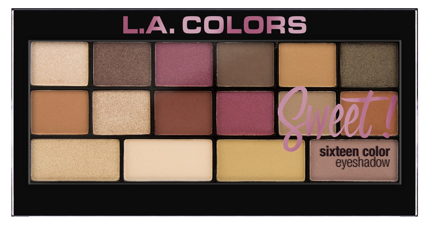 L.A. COLORS Sweet! 16 Color Eyeshadow, Brave C30467 Beauty & Personal Care L.A. COLORS
