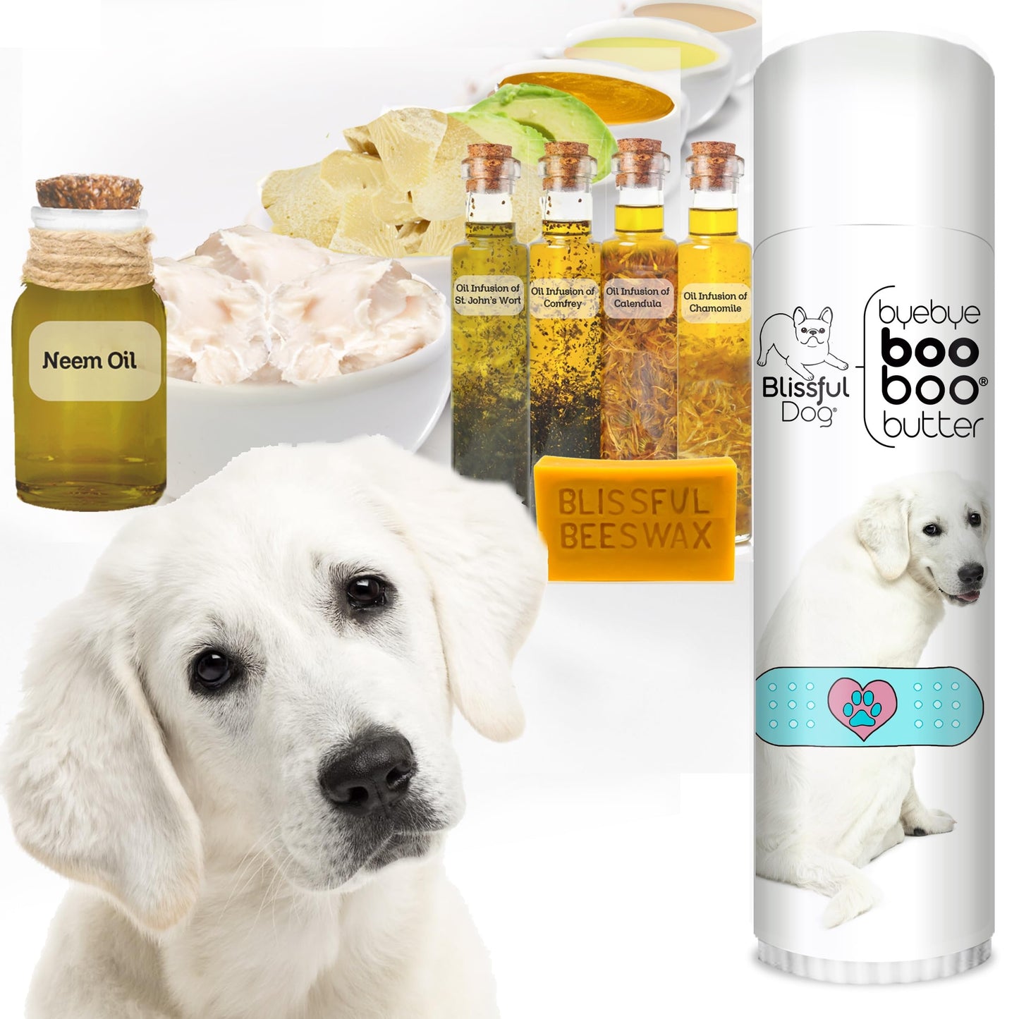 The Blissful Dog Kuvasz Boo Boo Butter, 0.50 Ounce Beauty and Personal Care The Blissful Dog