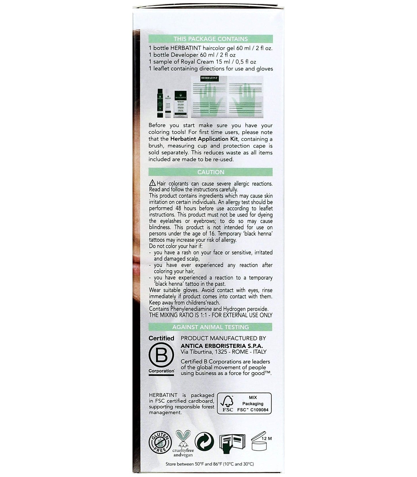 Herbatint Permanent Herbal Haircolour Gel 5D Light Golden Chestnut - 135 mL Beauty & Personal Care Herbatint