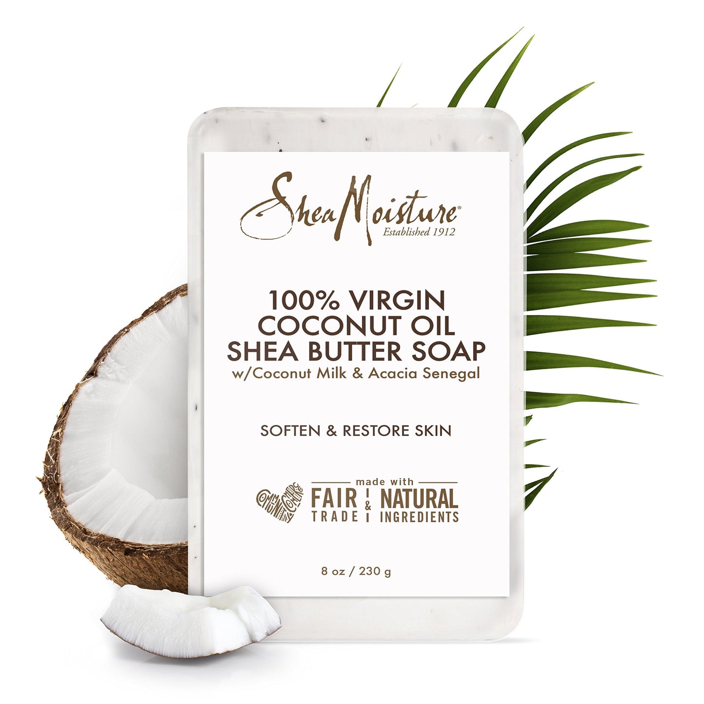 SheaMoisture SHEA MOISTURE 100% Virgin Oil Butter Soap,Coconut,8 Oz (U-BB-2690) Beauty & Personal Care SheaMoisture