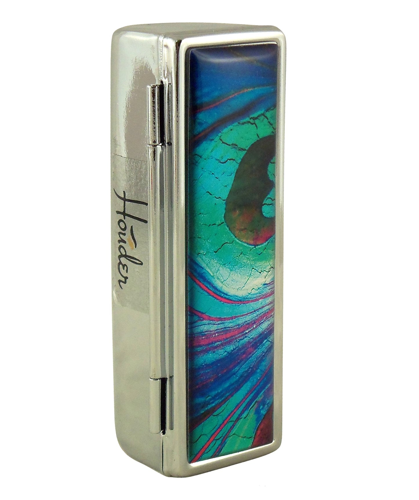 Houder Designer Lipstick Case with Mirror for Purse - Decorative Lipstick Holder with Gift Box - Velvet Lined - Protect Your Lipsticks in Style Beauty & Personal Care Houder