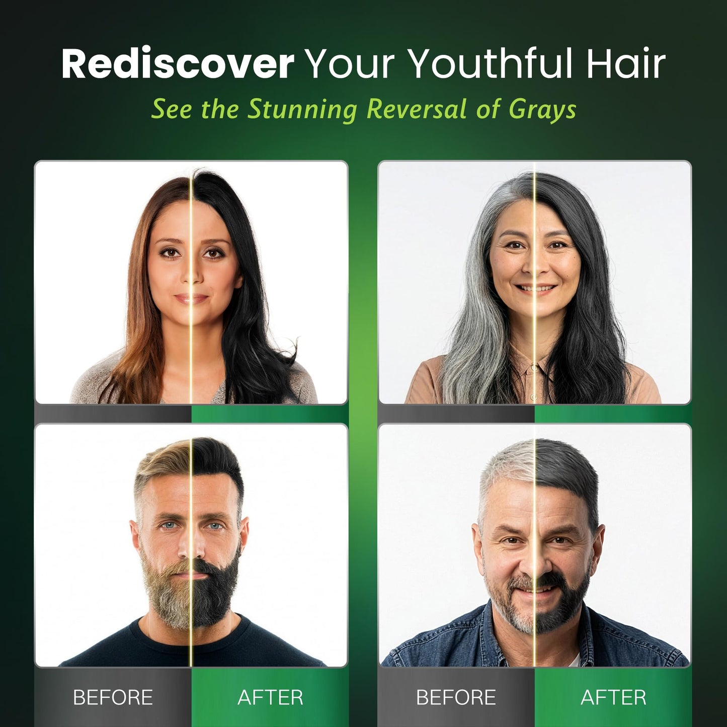 BIOGREEN ROOTS Ammonia-Free & Paraben Free Herbal Hair Shampoo - Hair Dye Shampoo for Women & Men - Natural Color & Herbal Nourishment - No Stain Beauty & Personal Care BIOGREEN ROOTS