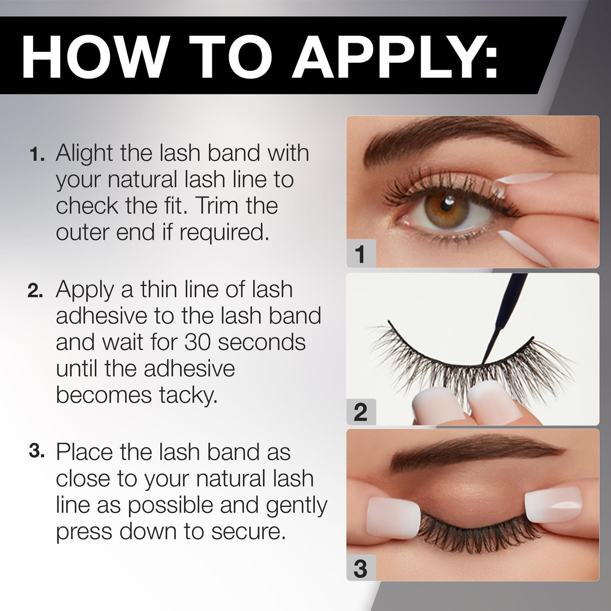 Ardell 3D Faux Mink Lashes - Lightweight Invisiband, Natural Lashes Faux Mink Demi Wispies, 4 Pairs