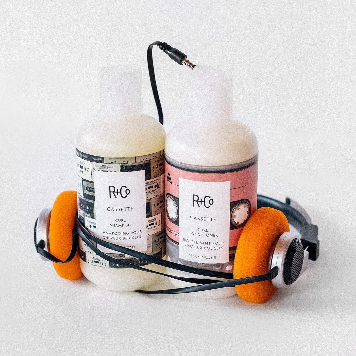 R+Co Cassette Curl Shampoo and Conditioner Set - Lightweight Curl Definition & Frizz Control for Natural, Bouncy Curls - Adds Shine & Moisture Beauty & Personal Care R+Co