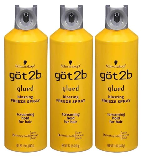 Got2b Glued Blasting Freeze Spray 12 oz (Pack of 3) Beauty & Personal Care Got2B