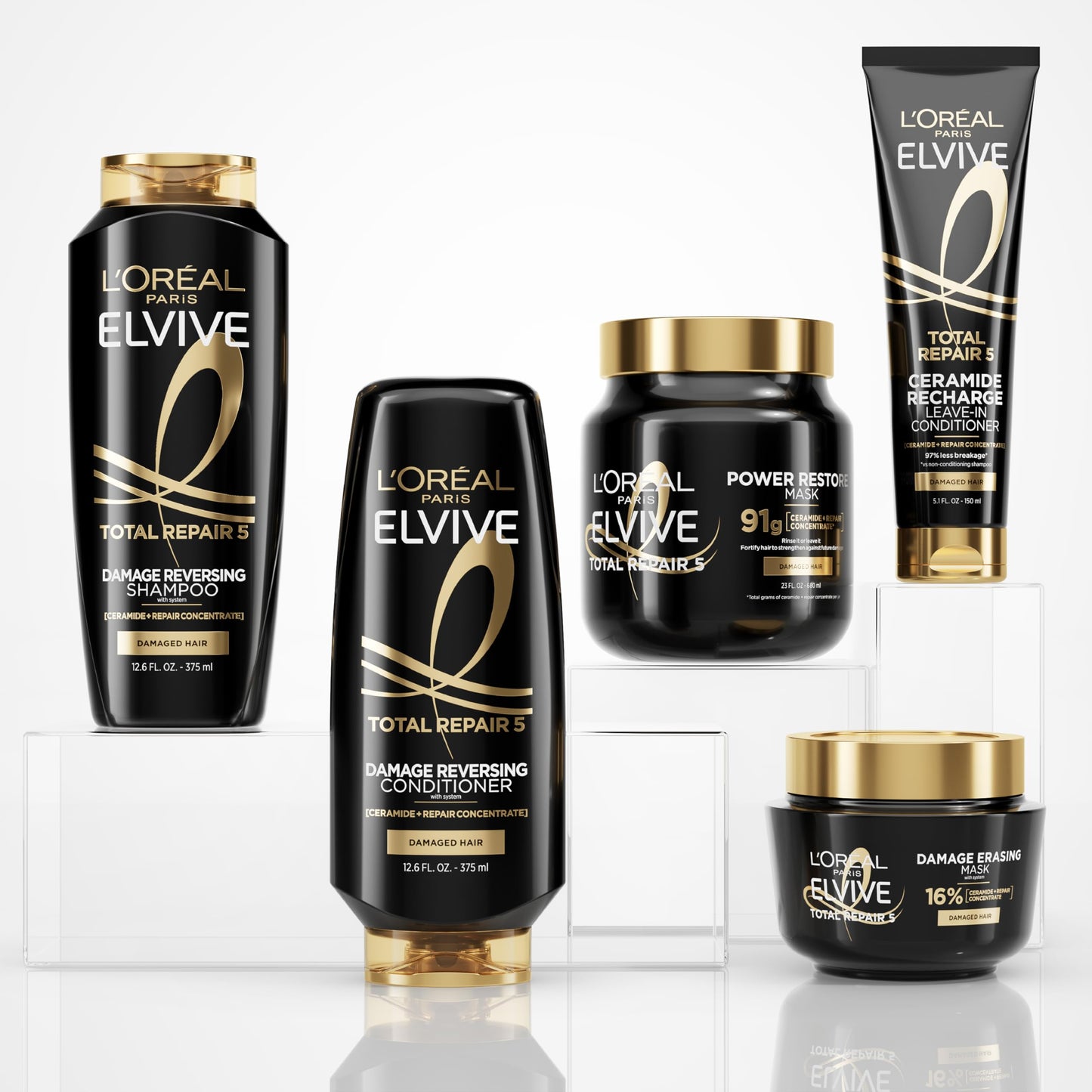 L'Oreal Paris Elvive Total Repair 5 Damage-Erasing Balm with Almond and Protein, 8.5 Ounce (Packaging May Vary) Beauty & Personal Care L'Oreal Paris