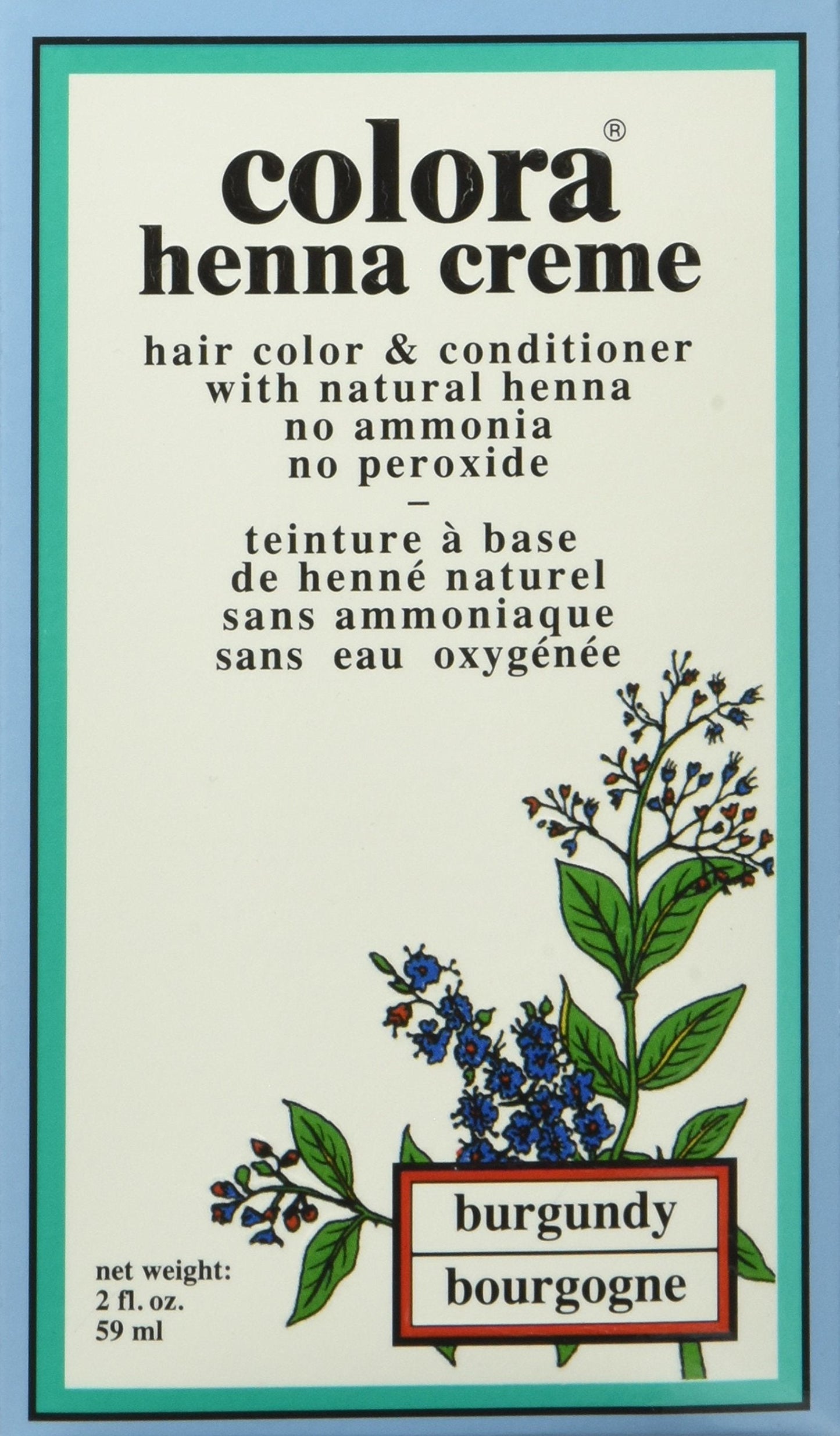 Colora Henna Creme, Burgandy, 2 Ounce Beauty & Personal Care Colora