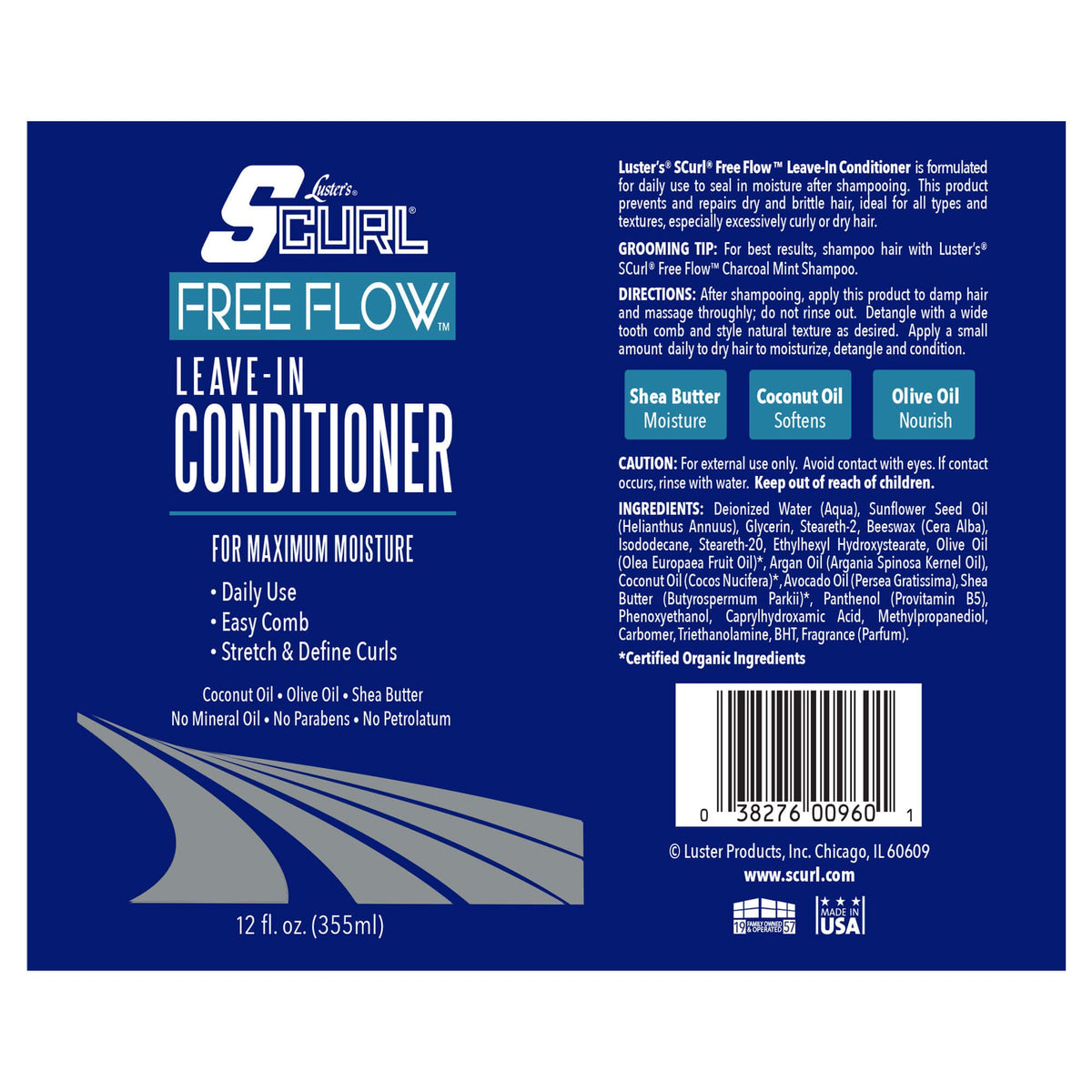 Luster's SCurl Free Flow Leave-In Conditioner