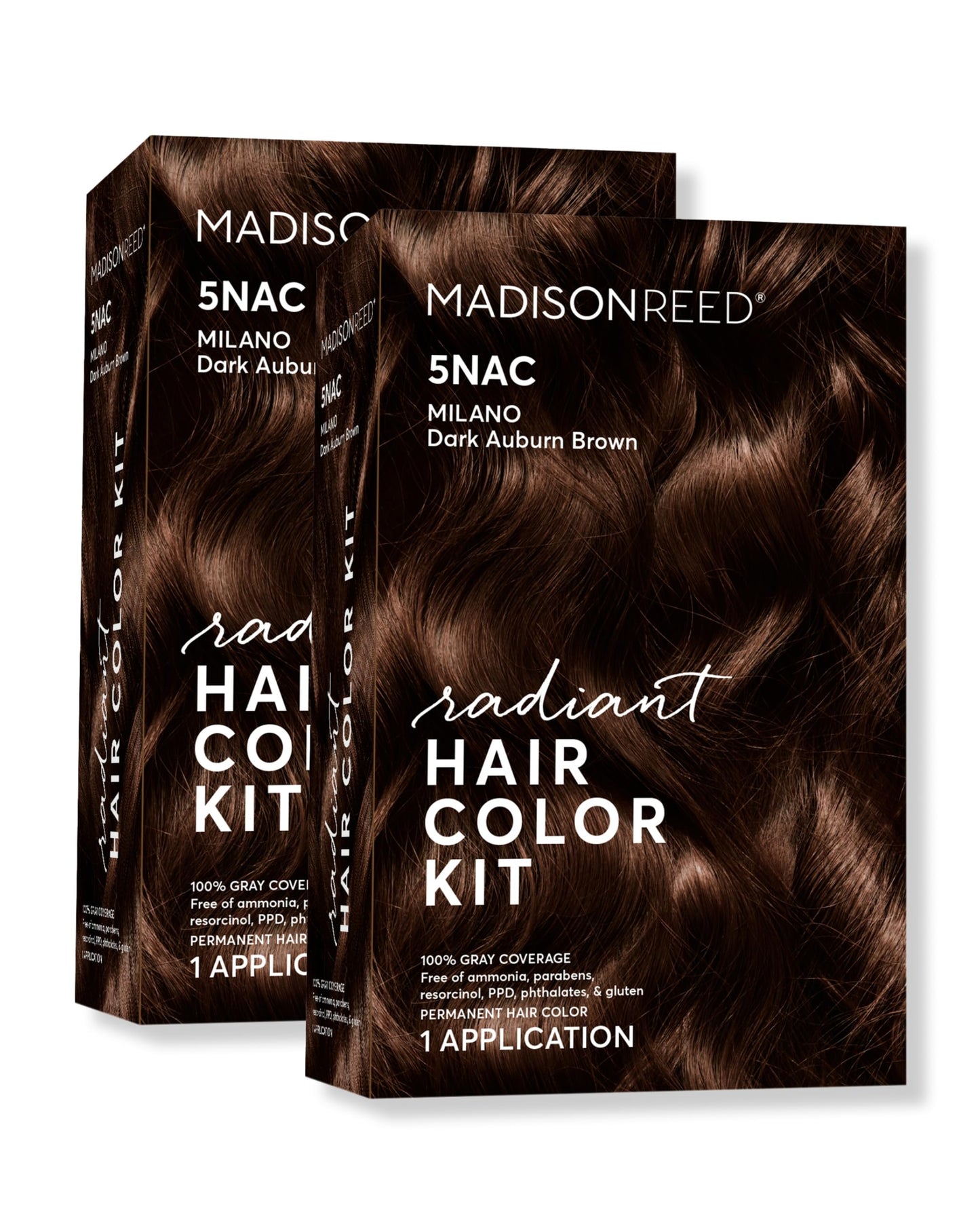 Madison Reed Radiant Hair Color Kit - 5NAC Dark Chocolate Brown with Copper-Auburn Undertones (Milano Brown), Dimensional Gray Hair Blending Permanent Beauty & Personal Care Madison Reed