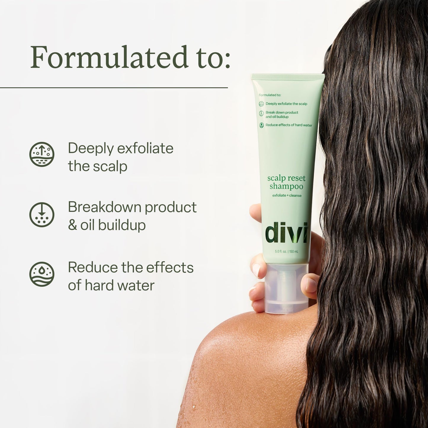 Divi Clarifying Scalp Reset Shampoo and Whipped Repair Treatment Mask Set, Deep Cleansing, Oil Control, Bond Repair, Full Size, 2 Piece Set Beauty & Personal Care divi