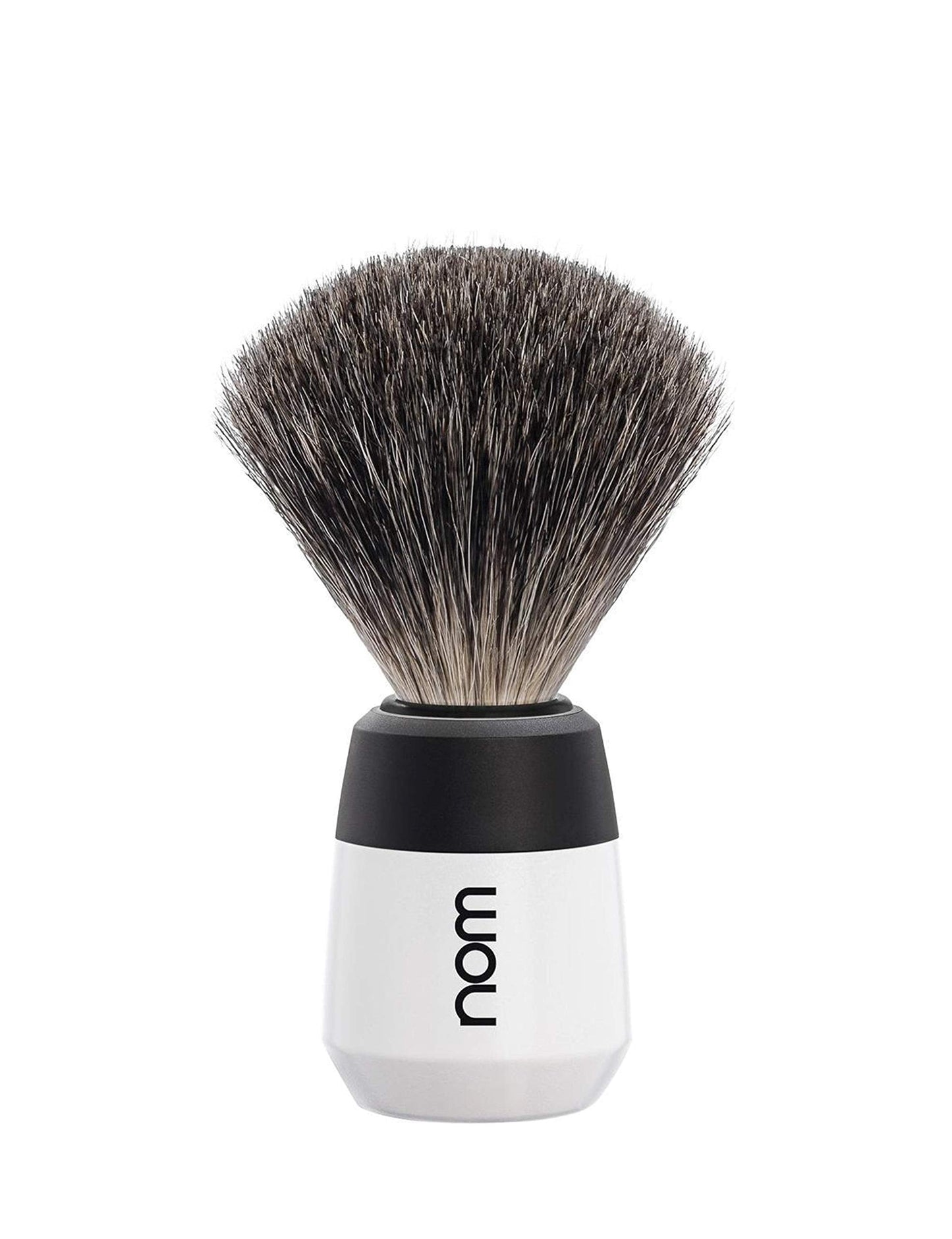 Nom Max Pure Badger Shaving Brush, White Beauty and Personal Care nom