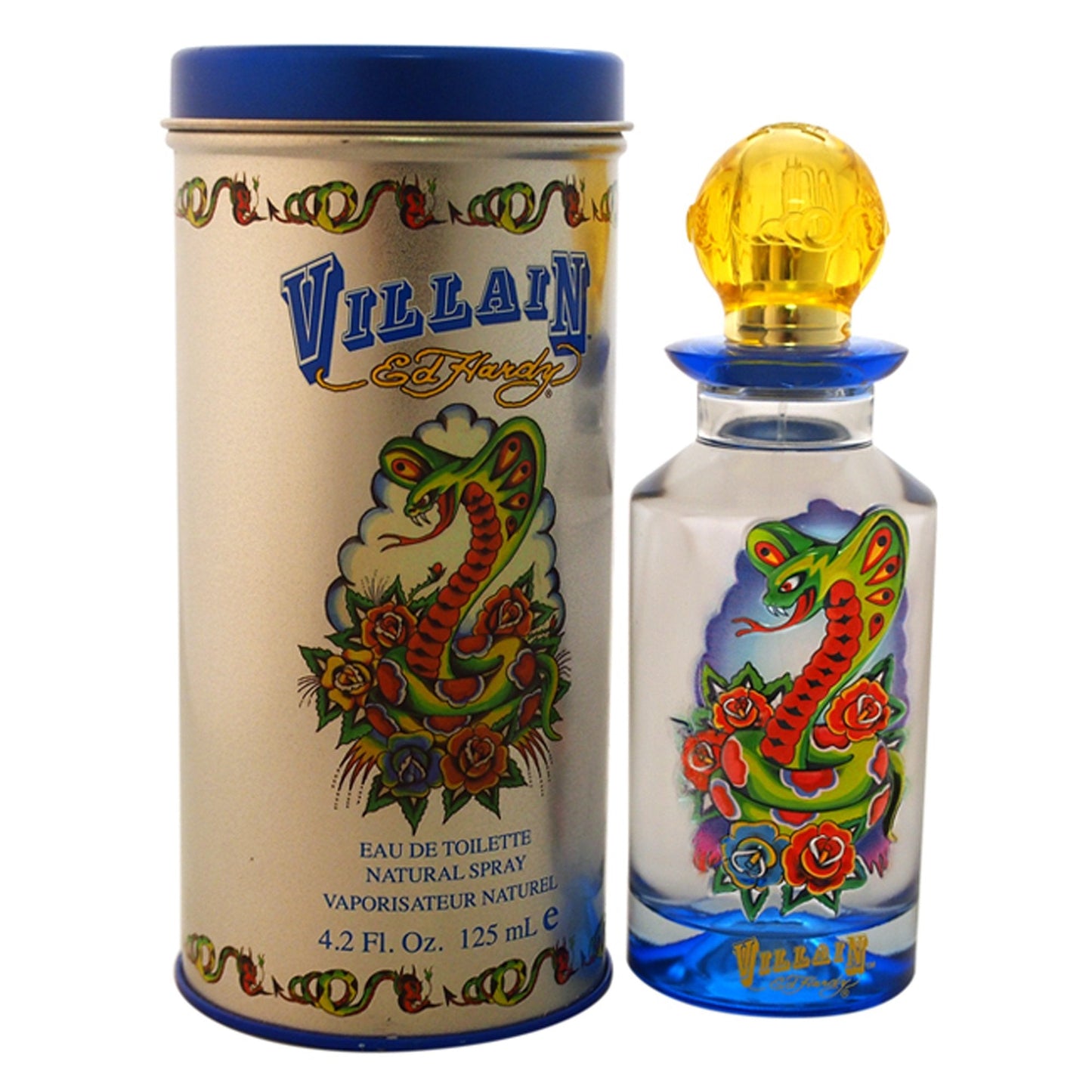 Ed Hardy Villain Eau De Toilette Spray for Men, 4.2 Ounce Beauty & Personal Care Christian Audigier