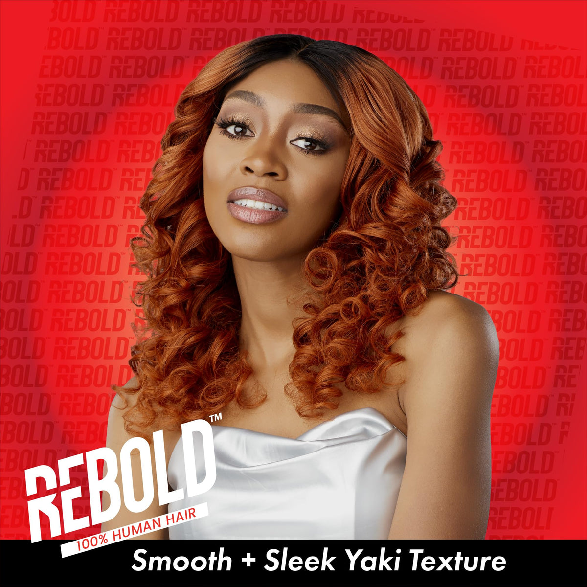 Sensationnel Rebold Curly Weave-Loose Curl,1 pack 14 inch, T1B/27