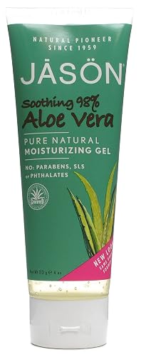 Jason Pure Natural Moisturizing Gel, Soothing Aloe Vera, 4 Ounce Beauty & Personal Care JASON