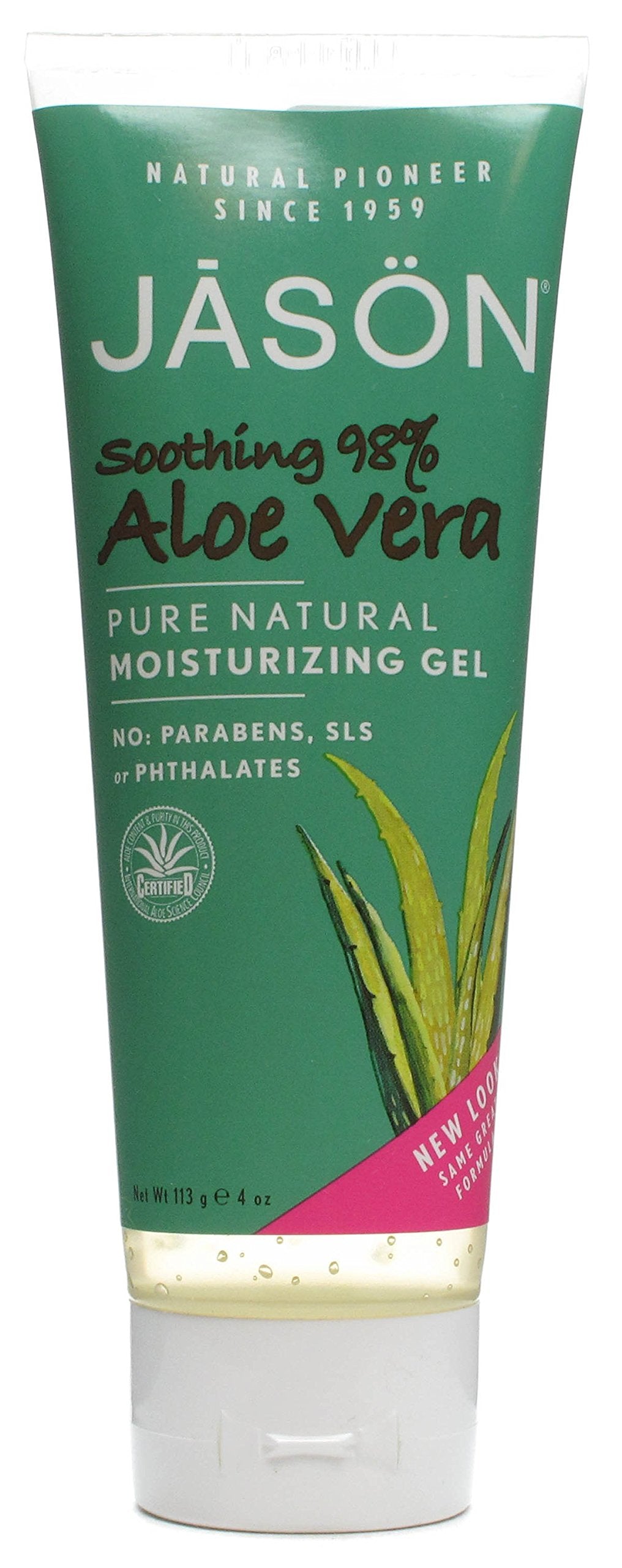 Jason Pure Natural Moisturizing Gel, Soothing Aloe Vera, 4 Ounce Beauty & Personal Care JASON