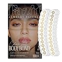 Fazit Makeup Patches - Chain Veil Bodybond - Glow Up Make-Up Patches - Cute Glitter Makeup Accessories for Women - Cosmetic Glitter for Face Beauty & Personal Care Fazit