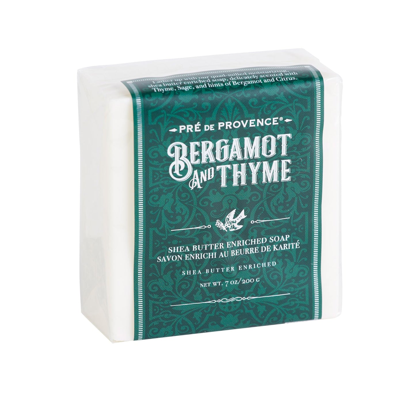 Pre de Provence Bergamot & Thyme Men's Fragrance Collection, Cube Soap, 200 G Beauty & Personal Care Pre de Provence