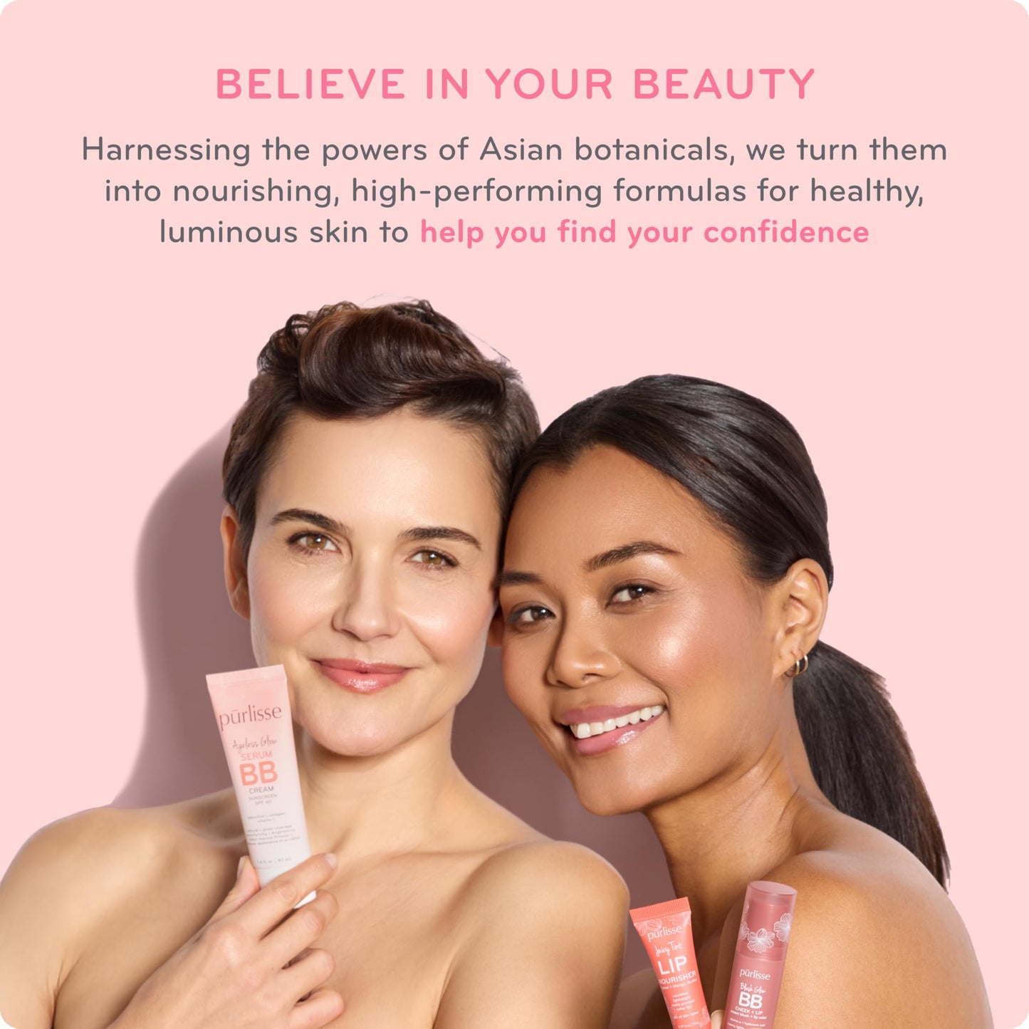pūrlisse Perfect Glow BB Cream with SPF 30 - Matte Meets Dewy Finish - Enriched with Goji & Hawthorn Beauty & Personal Care pūrlisse