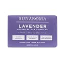 Sunaroma Lavender W/Shea Butter & Vitamin E Oil Soap (Pack of 1) Beauty & Personal Care SUNAROMA