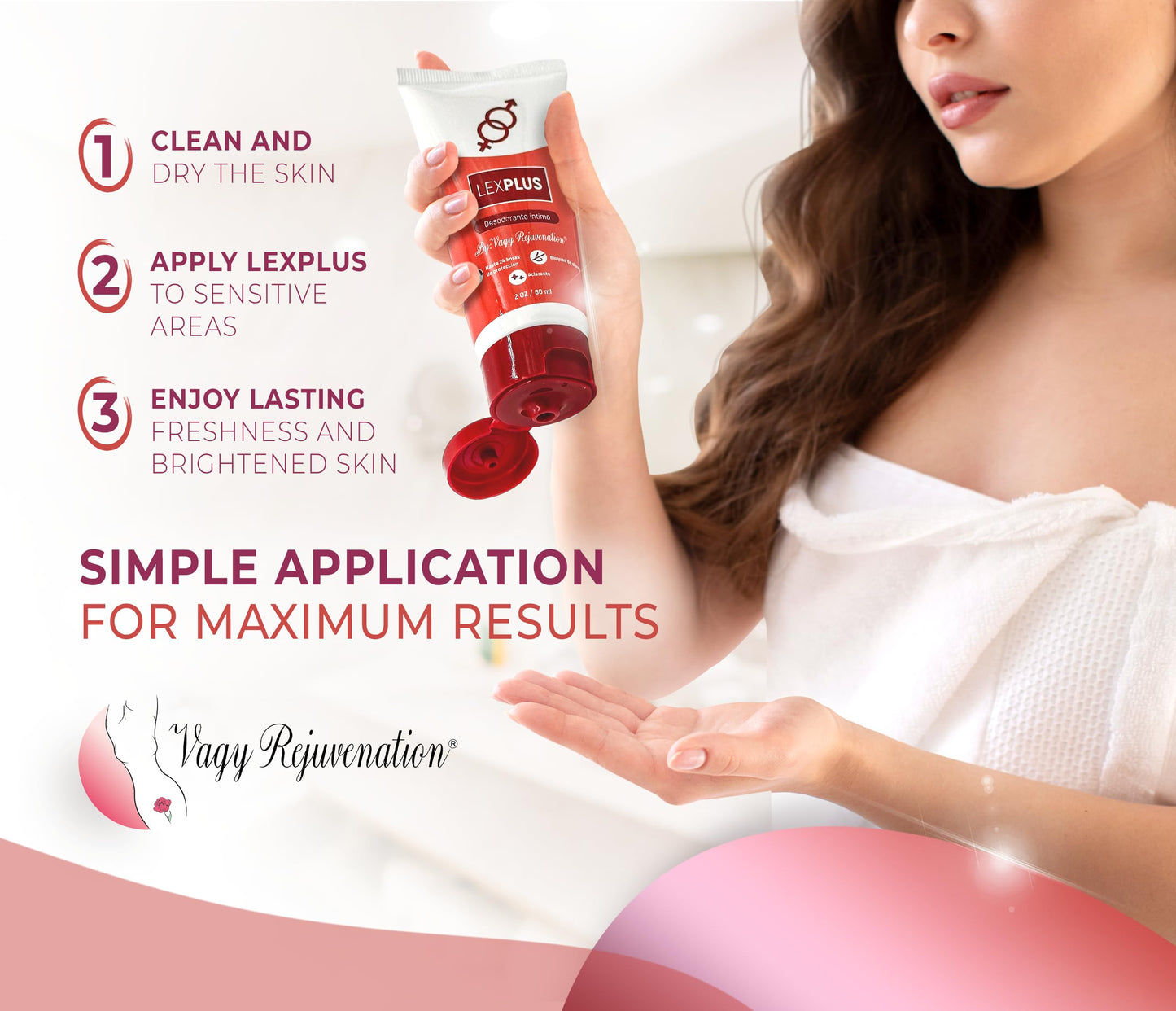 Vagy Rejuvenation LexPlus Body Deodorant for Women - Full Body Deodorant for Sensitive Skin - All Over Deodorant for Women - Hydrating and Freshening Beauty and Personal Care Vagy Rejuvenation