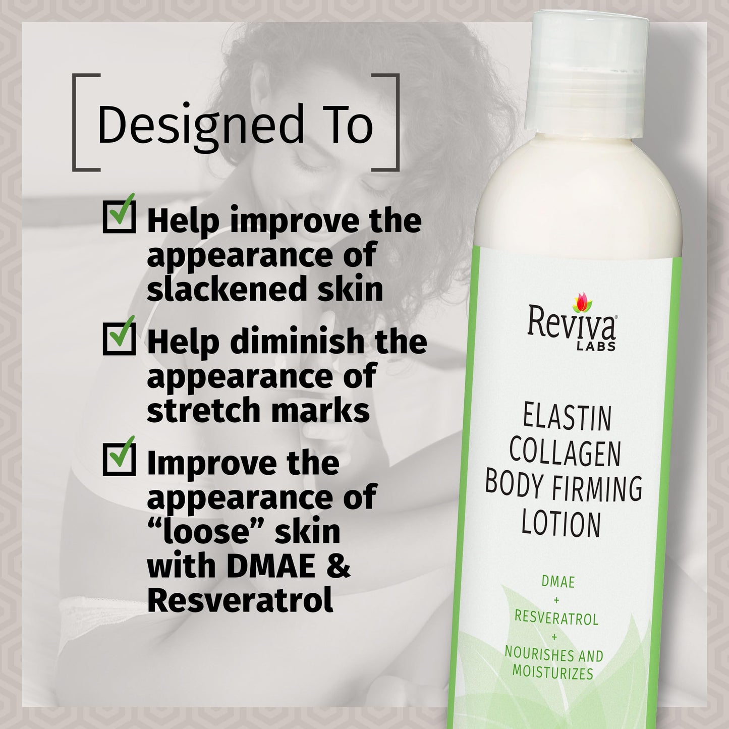 Reviva Labs Elastin and Collagen Body Firming Lotion - 8 fl oz Beauty & Personal Care Reviva Labs