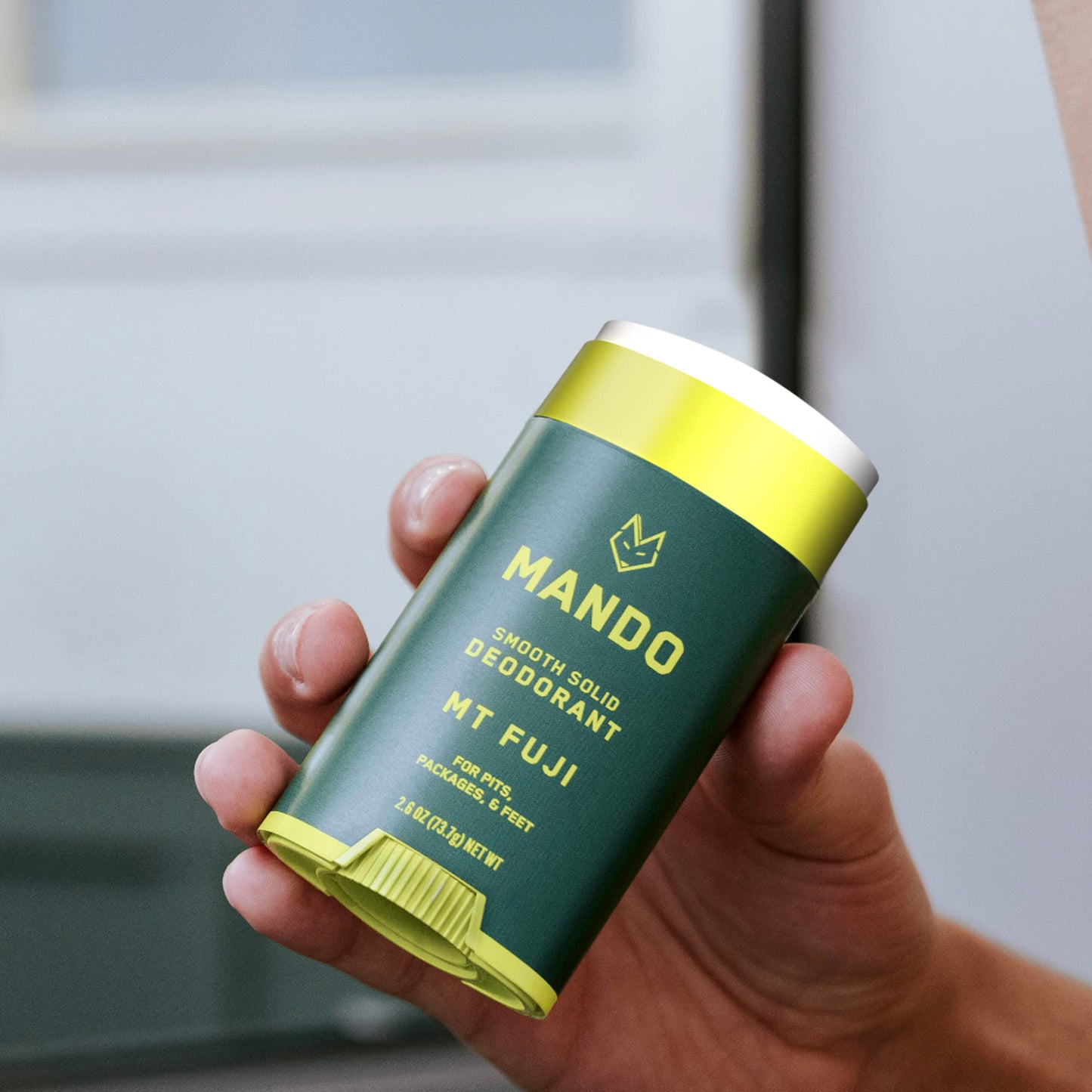 Mando Whole Body Deodorant For Men - Smooth Solid Stick - 72 Hour Odor Control - Aluminum Free, Baking Soda Free, Skin Safe - 2.6 Ounce (Mt Fuji) Beauty & Personal Care Mando